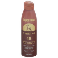 Coppertone Sunscreen Spray, Tanning, Broad Spectrum SPF 15, 5.5 Ounce