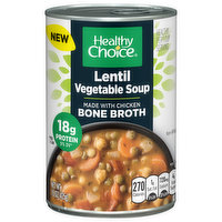 Healthy Choice Vegetable Soup, Lentil, 15 Ounce