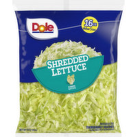 Dole Lettuce, Shredded, Iceberg, 16 Ounce Value Size, 16 Ounce