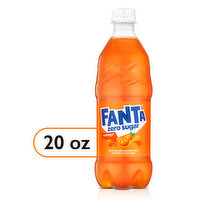 Fanta Fanta Orange Zero Sugar  Orange Zero Sugar Soda Fruit Flavored Soft Drink, 20 Fluid ounce