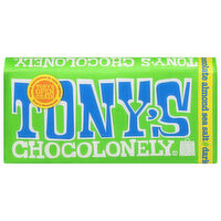 Tony's Chocolonely Dark Chocolate, Almond Sea Salt, 6.35 Ounce