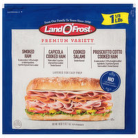 Land O'Frost Sandwich Kit, Premium Variety, 18 Ounce