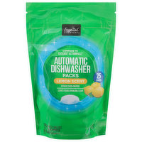 Essential Everyday Automatic Dishwasher Packs, Lemon, 25 Each