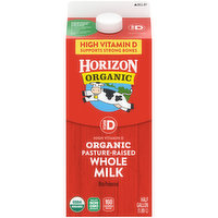 Horizon Organic Vitamin D Whole Organic Milk, 1.89 Litre