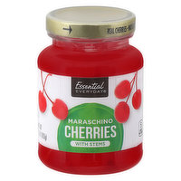 Essential Everyday Cherries, with Stems, Maraschino