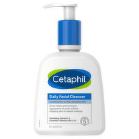 Cetaphil Facial Cleanser, Daily, 8 Fluid ounce