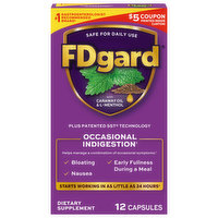 FDgard Occasional Indigestion, Capsules, 12 Each