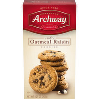 Archway® Classics Classic Soft Oatmeal Raisin Cookies, 9.25 Ounce