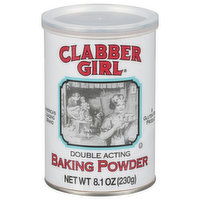 Clabber Girl Baking Powder, Double Acting