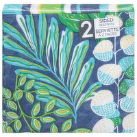 Sensation Napkins, 2 Sided, Peaceful Palms, 2 Ply, 24 Each