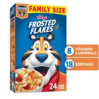 Kellogg's Breakfast Cereal, Original, Family Size, 24 Ounce