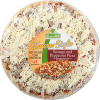 Green Mill Restaurant Pizza, Sausage and Pepperoni, Tavern-Style, 23.7 Ounce