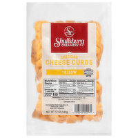 Shullsburg Creamery Cheese Curd, Yellow, Cheddar, 12 Ounce