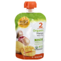 Wild Harvest Baby Food, Organic, 2 (6 Months & Up) Mango, 3.5 Ounce