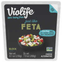 Violife Cheese Alternative, Just Like Feta, Block, 8.1 Ounce