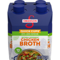 Swanson® Natural Goodness® Quick Cups 100% Natural, 33% Less Sodium Chicken Broth, 32 Fluid ounce
