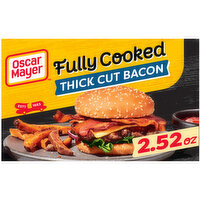 Oscar Mayer Fully Cooked Thick Cut Bacon, 2.52 Ounce