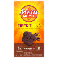 Metamucil Fiber Thins, Chocolate, 12 Each
