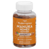 Wedderspoon Manuka Honey, Citrus, Gummies, 90 Each