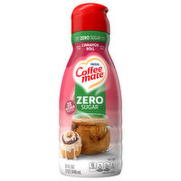 Coffee-Mate Creamer, Non-Dairy, Zero Sugar, Cinnamon Roll, 32 Fluid ounce