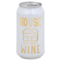 House Wine Carbonated Wine, Brut Bubbles, 375 Millilitre