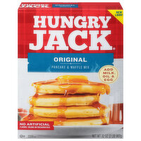 Hungry Jack Pancake & Waffle Mix, Original, 32 Ounce