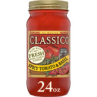 Classico Spicy Tomato & Basil Pasta Sauce, 24 Ounce