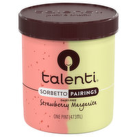 Talenti Sorbetto Pairings, Dairy-Free, Strawberry Margarita, 1 Pint