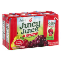 Juicy Juice 100% Juice, Fruit Punch, 8 Pack, 8 Each