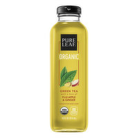 Pure Leaf Green Tea, Organic, Fuji Apple & Ginger, 14 Ounce