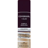 CoverGirl Liquid Foundation, 3-in-1, Classic Ivory 210, 1 Ounce