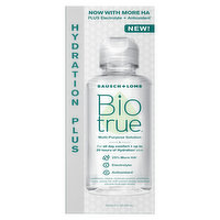 Biotrue Hydration Plus Multi-Purpose Solution, 4 Fluid ounce