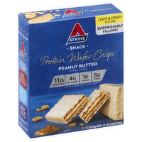 Atkins Snack Protein Wafer Crisps, Peanut Butter, 5 Each
