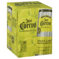 Jose Cuervo Sparkling Margarita, 4 Each