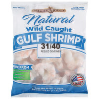 Premier Gold Gulf Shrimp, Wild Caught, Natural, 16 Ounce