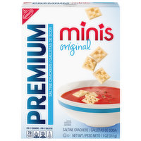 Premium Saltine Crackers, Original, Minis, 11 Ounce