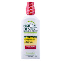 The Natural Dentist Healthy Gums Antigingivitis/Antiplaque Rinse, Peppermint Twist, 16.9 Fluid ounce