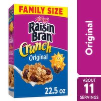 Raisin Bran Crunch Breakfast Cereal, Original, Family Size, 22.5 Ounce