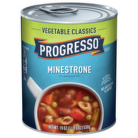 Progresso Soup, Minestrone, Vegetable Classics, 19 Ounce