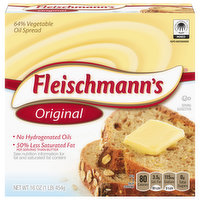 Fleischmann's Vegetable Oil Spread, 64%, Original, 16 Ounce