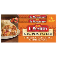 El Monterey Chimichangas, Chicken, Cheese & Rice, 1 Each