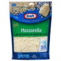 Kraft Shredded Cheese, Mozzarella, Part-Skim, Low-Moisture, 8 Ounce