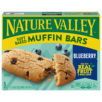 Nature Valley Muffin Bars, Blueberry, Soft Baked, 5 Each