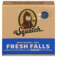 Dr. Squatch Soap, Men's, Natural, Fresh Falls, 5 Ounce