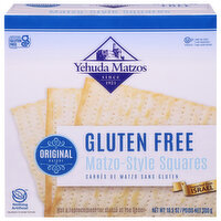 Yehuda Matzos Matzo-Style Squares, Gluten Free, Original,, 10.5 Ounce