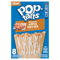 Pop-Tarts Toaster Pastries, Apple Fritter, Frosted, 8 Each