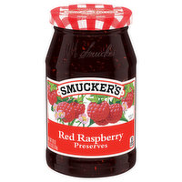 Smucker's Preserves, Red Raspberry, 18 Ounce