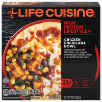 Life Cuisine Chicken Enchilada Bowl, High Protein Lifestyle, 10 Ounce