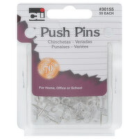 CLi Push Pins, 55 Each