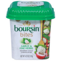 Boursin Cheese Bites, Gournay Style, Garlic & Fine Herbs, 4.23 Ounce
